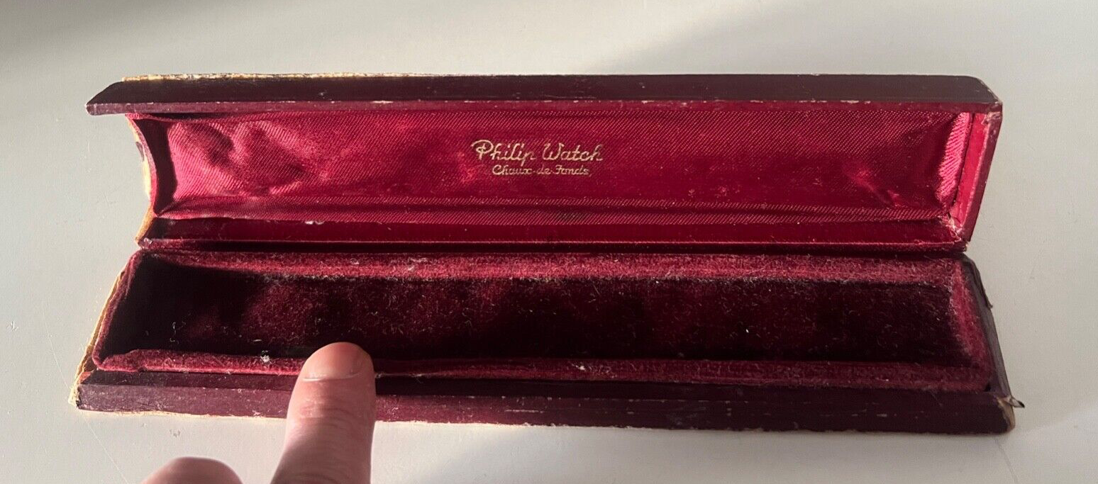 🔴 PHILIP WATCH box scatola orologio custodia VINTAGE