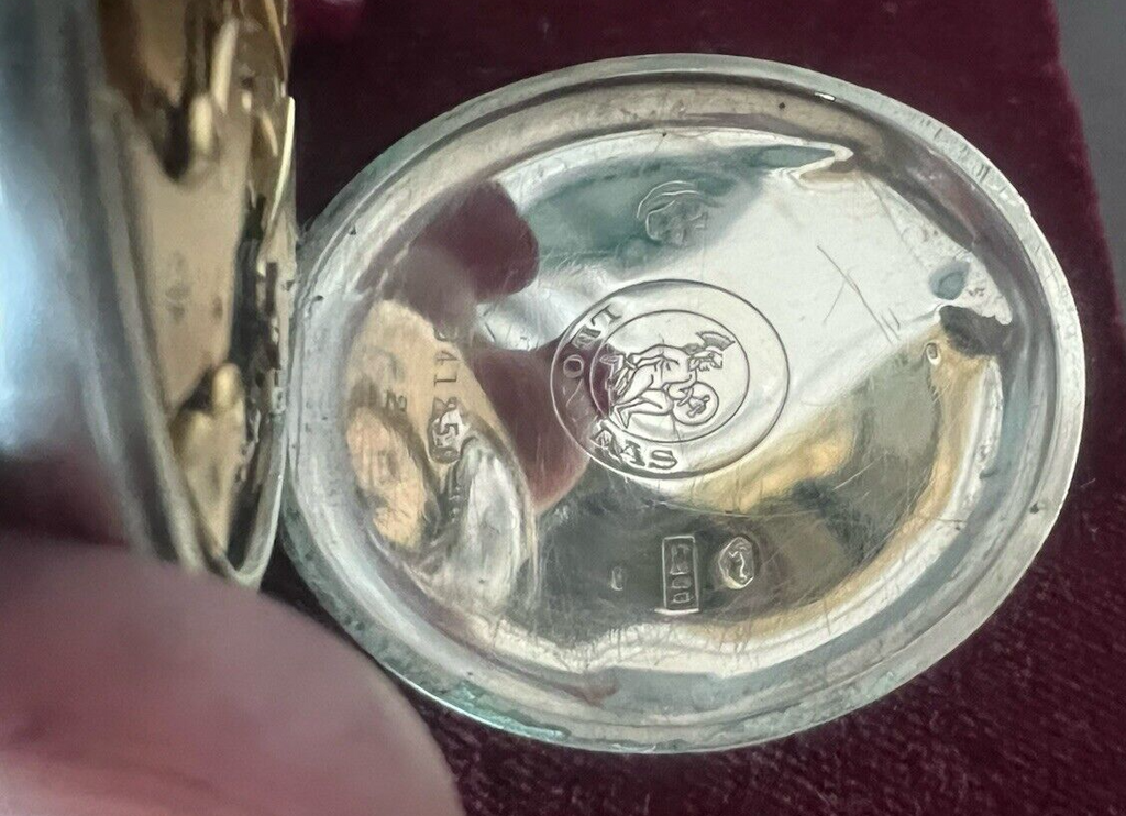 Montre Poche THIEL SATURN LEONIDA Argent 800 Manuel Fonctionne Vintage 