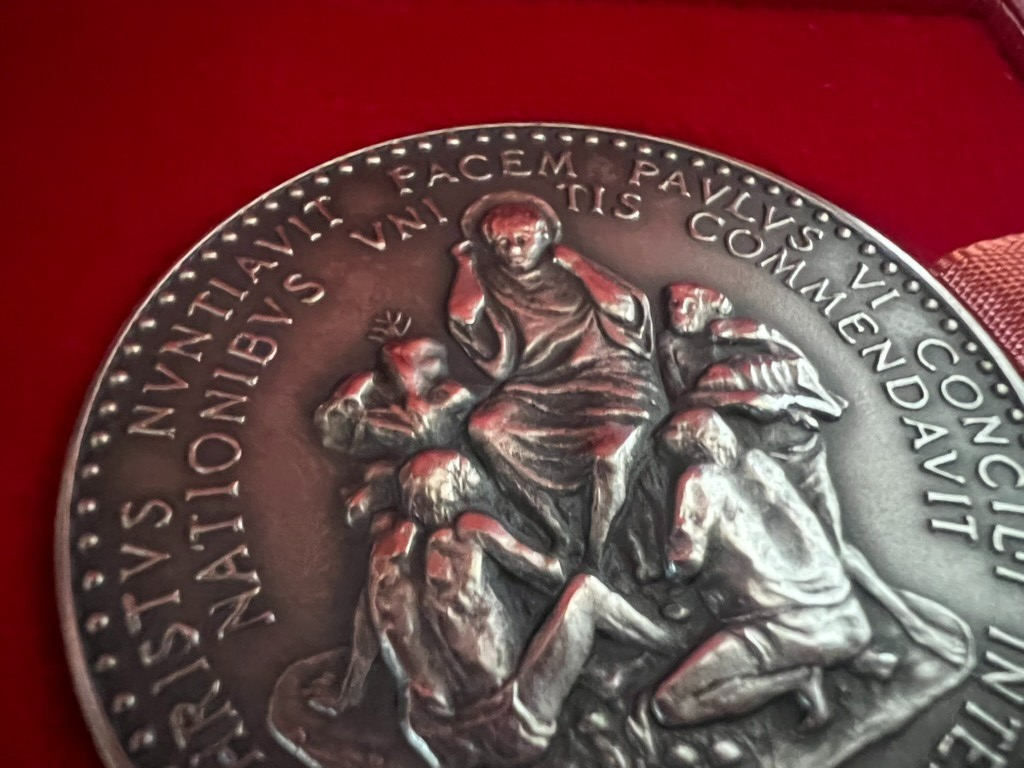 Médaille Argent 986 Papst Paul VI. 1966-1967 Année IV Fior Monnaie FDC 