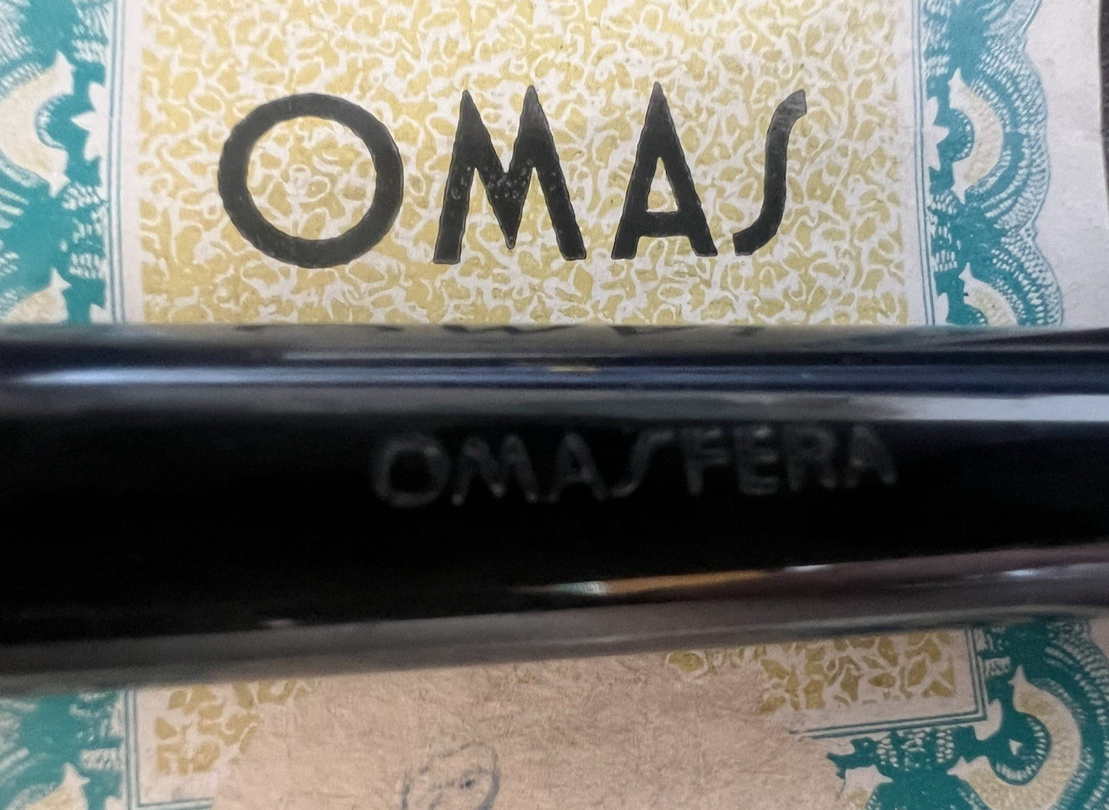 🔴 OMAS penna sfera stiloforo da scrivania scrive vintage G