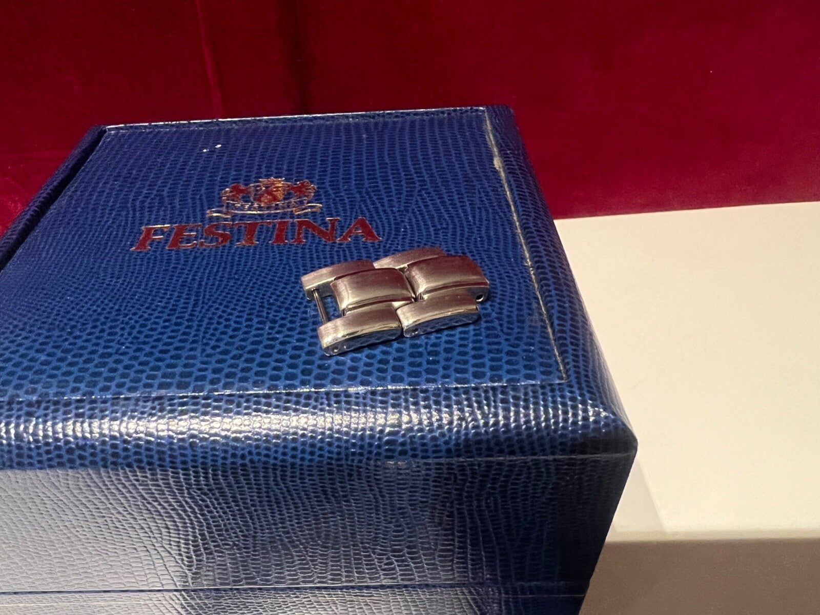 🔴 FESTINA box scatola orologio cal LS/68 garanzia istruzioni cofanetto custodia