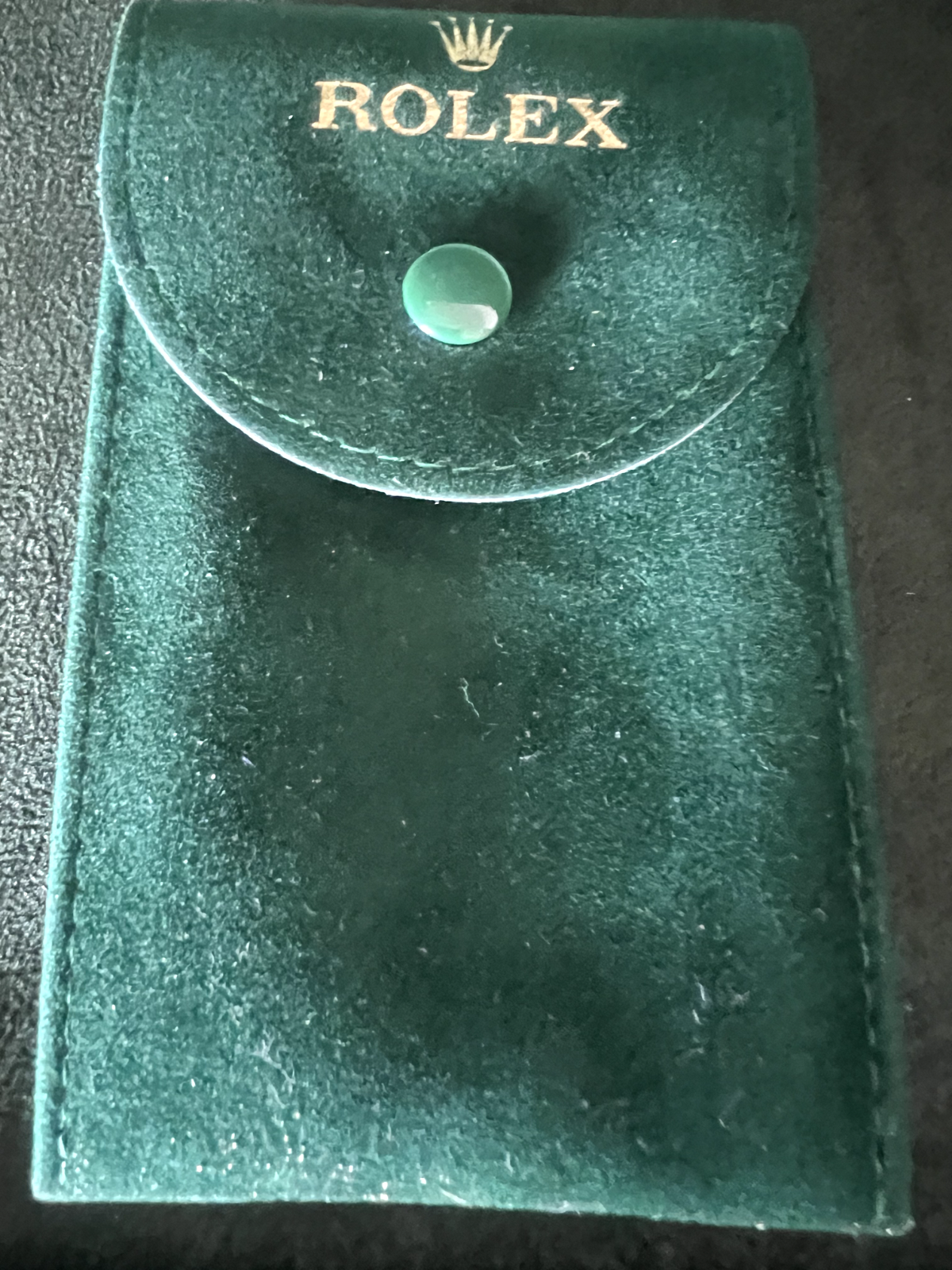 🔴 ROLEX custodia orologio da viaggio Service Case originale verde 4447844.8064
