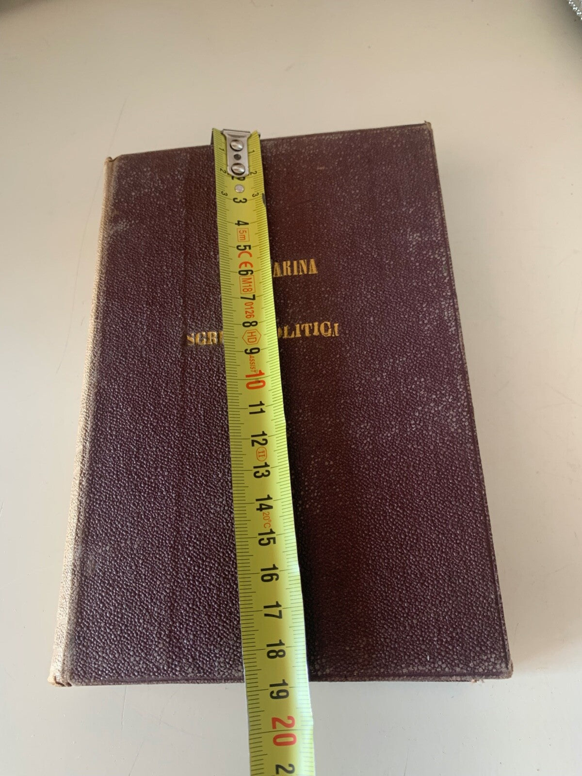 🔴 Book POLITICAL WRITINGS by Giuseppe La Farina Volume 2 old 1870 