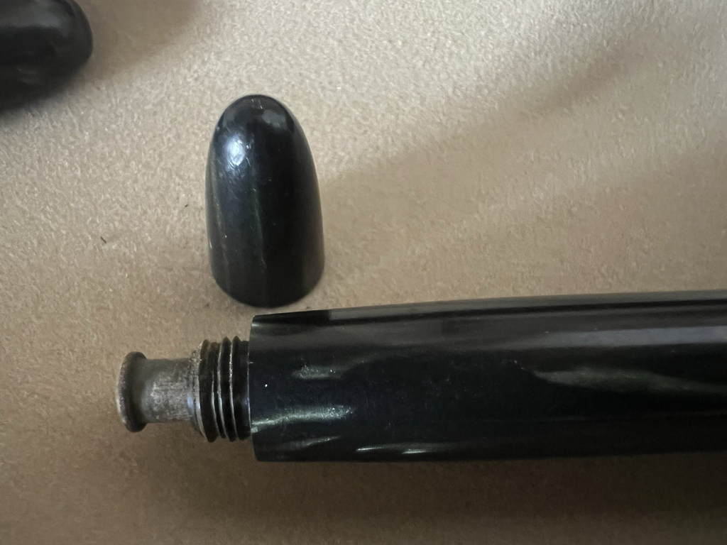 Montegrappa Stylo-Plume Stylo à Plume Extra Celluloid Bouton Bas Écrit Vintage 