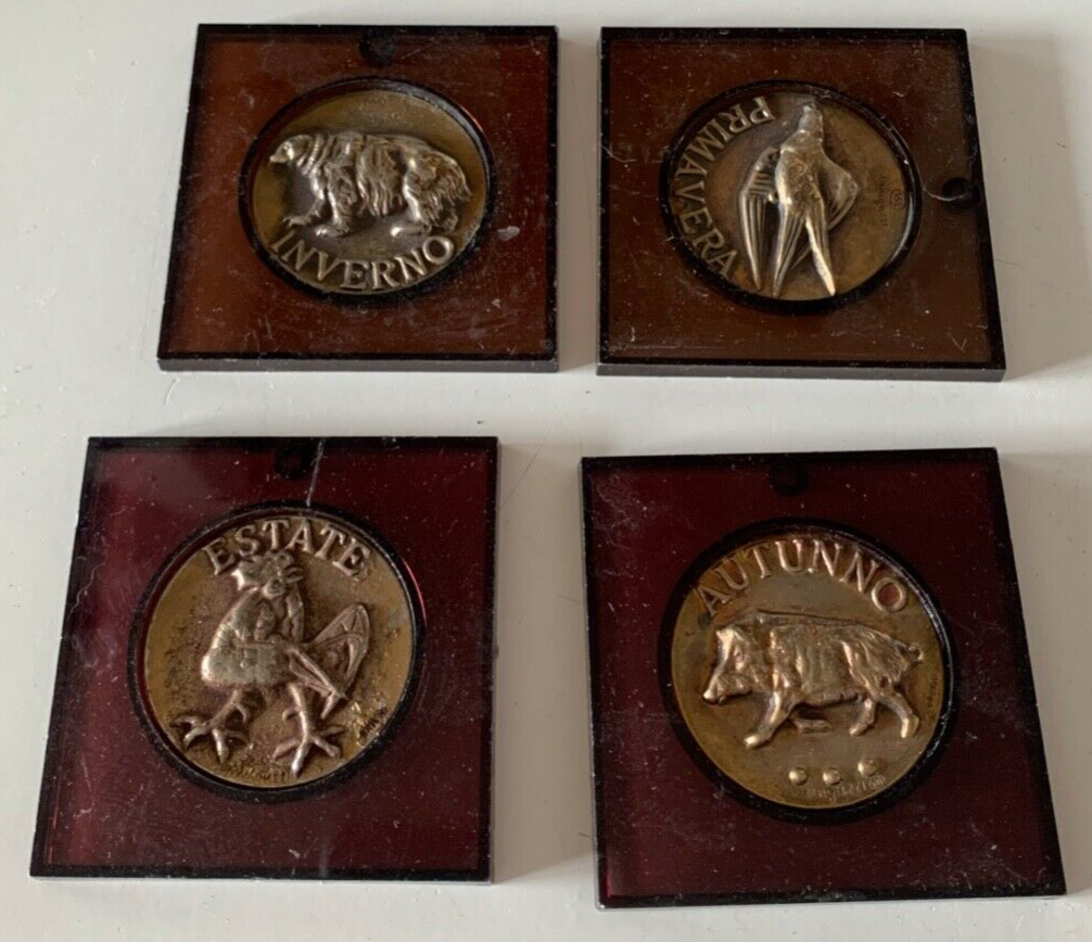 🔴 Medaglie MINGUZZI le quattro stagioni: primavera estate autunno inverno