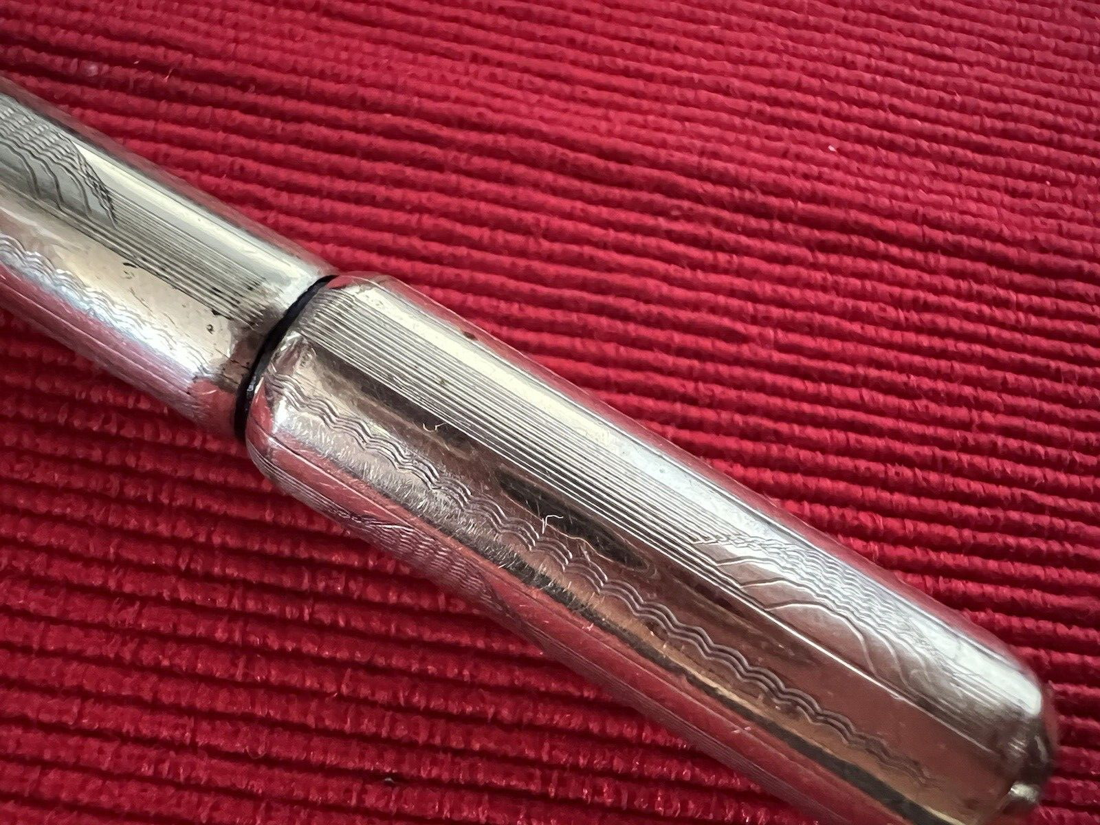 Ma Gus P.O Pen Fountain Pen Plated Pen Gold to Repair as Is