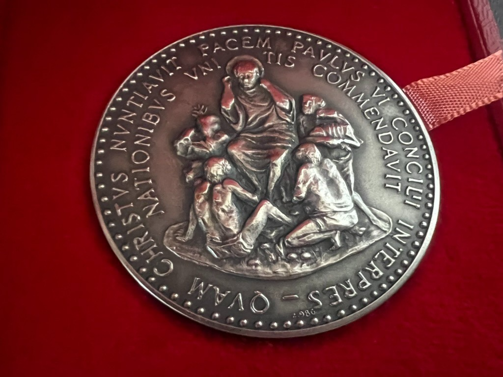 Médaille Argent 986 Papst Paul VI. 1966-1967 Année IV Fior Monnaie FDC 