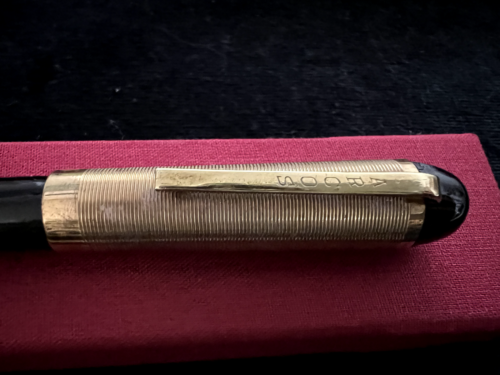🔴 ARCOS vintage lever-action fountain pen WRITES from 1930 