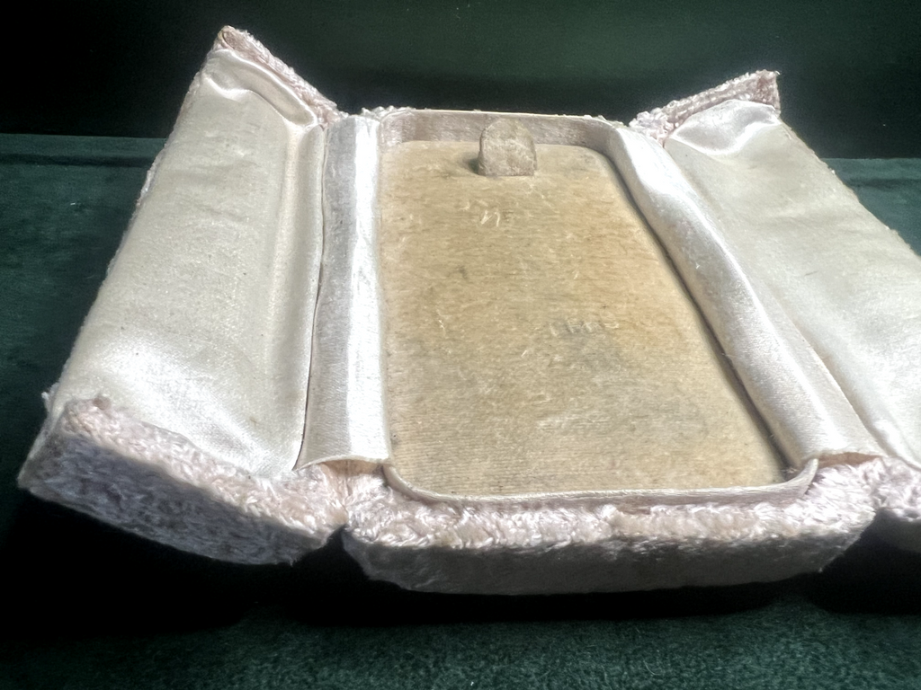 🔴 Scatola ciondolo collana astuccio custodia gioiello e porta garanzia vintage