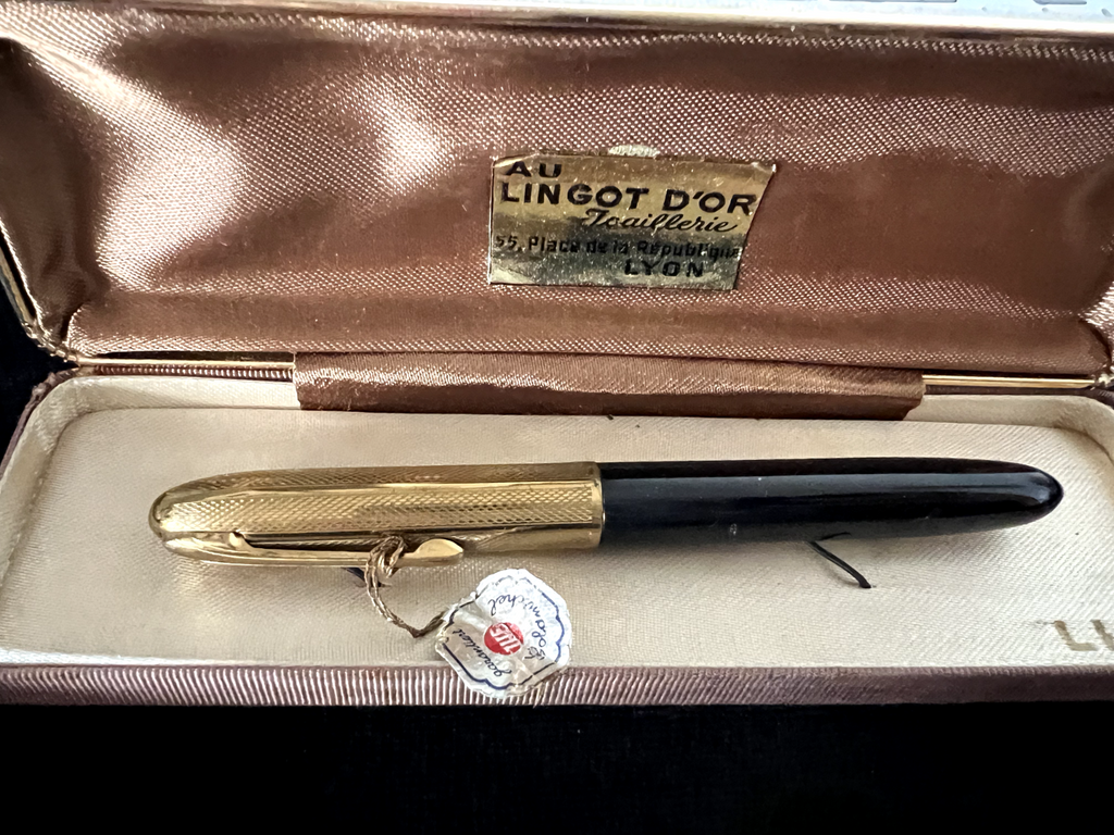 🔴 GOLDMICHEL 810 penna stilografica leva scrive vintage SCRIVE del 1940