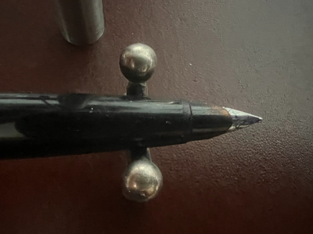 🔴 PARKER 45 penna stilografica cromata a cartuccia pennino M scrive vintage