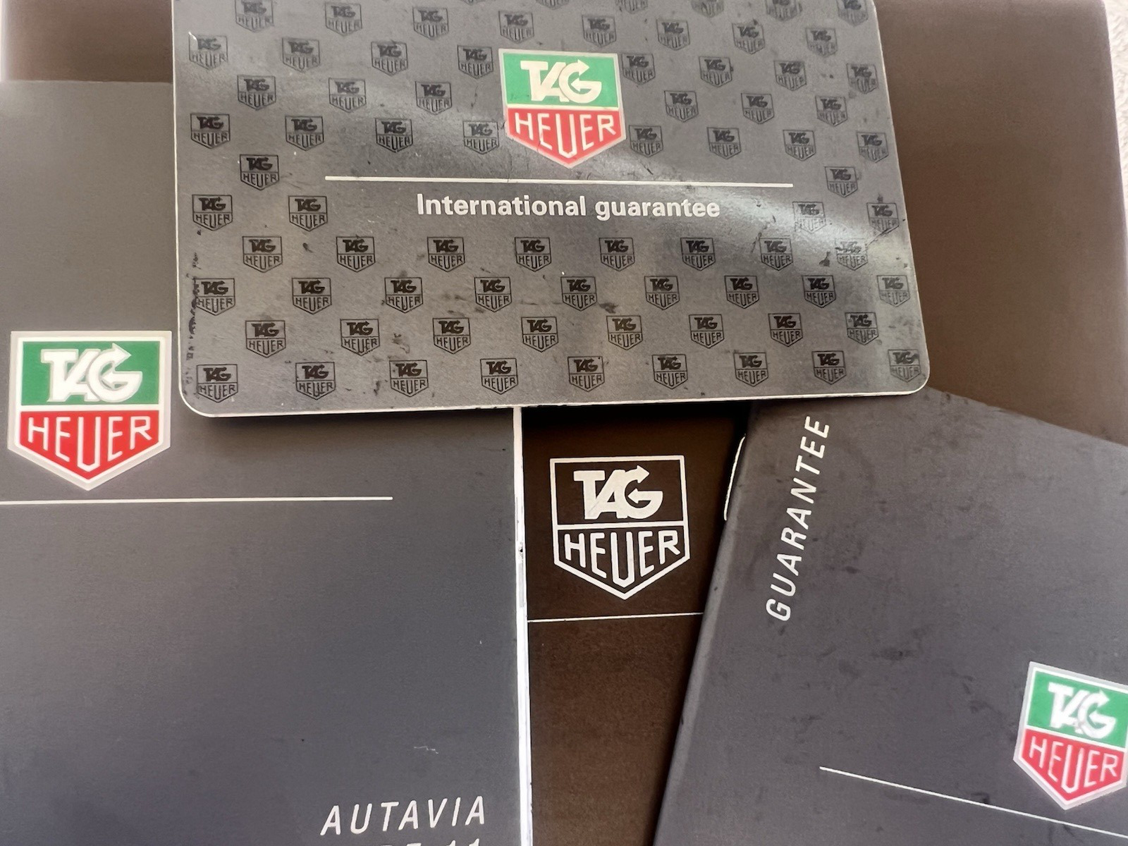 🔴 TAG HEUER box scatola orologio astuccio Autavia Calibro II libretti GARANZIA