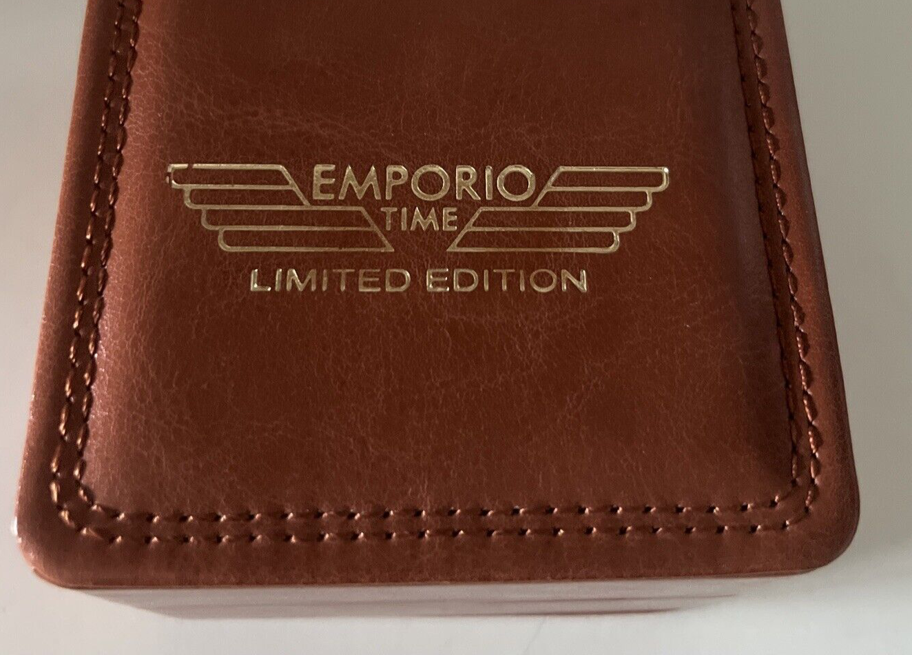 🔴 EMPORIO TIME box scatola orologio cofanetto custodia LIMITED EDITION rara