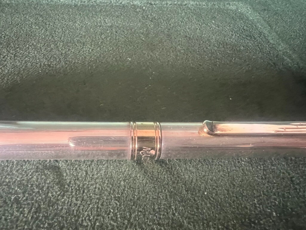 🔴 MARLEN fountain pen SOLID 925 SILVER and gold plated nib 7 