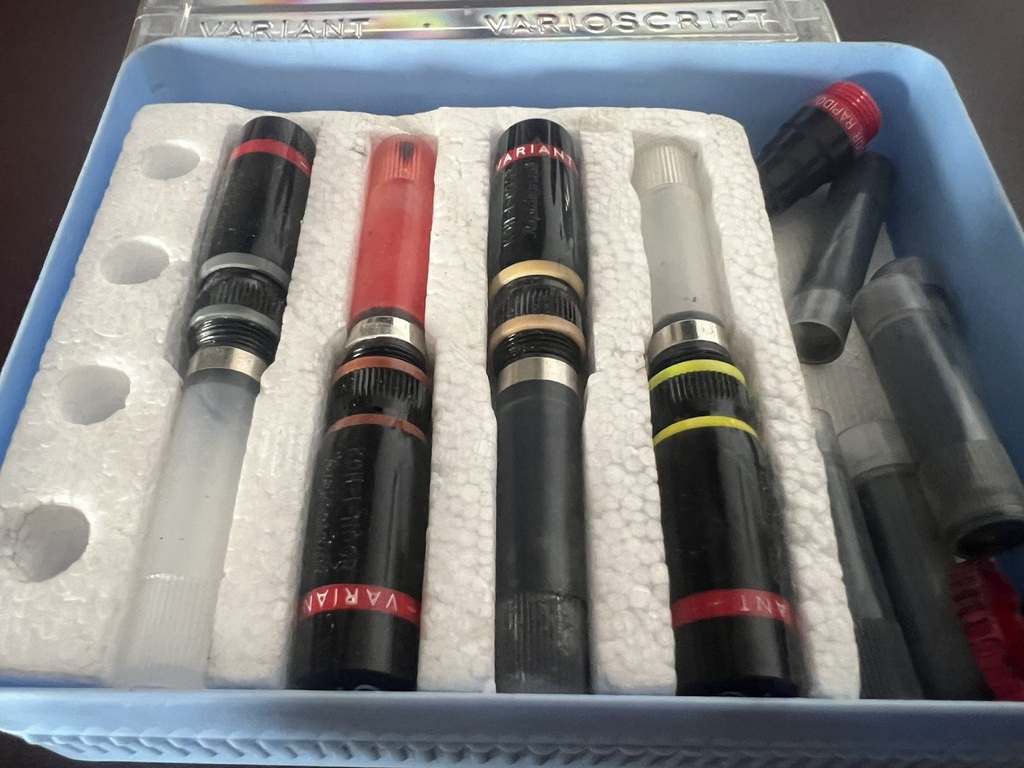 Rotring Füllfederhalter Koh-I-Noor Set Variant Varioscript Rapidograph Tanks Vintage 
