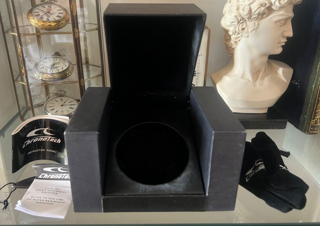 🔴 CHRONOTECH ACTIVE box scatola orologio cofanetto garanzia cartellino