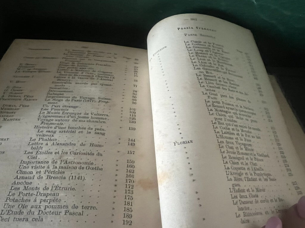 Livre Anthologie Novelle Français Italien En Prose Romeo Del 1894