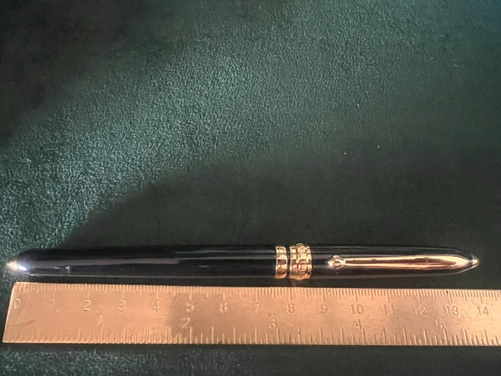 Colibri' Stylo-Plume Stylo à Plume Laque Noire Profiles Dorés M Avec Converter 