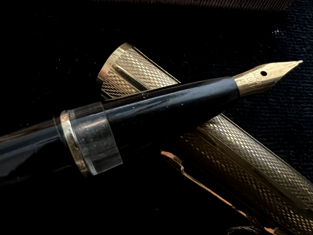 Goldmichel 810 Stylo-Plume Stylo à Plume Levier Écrit Vintage Écrit Du 1940