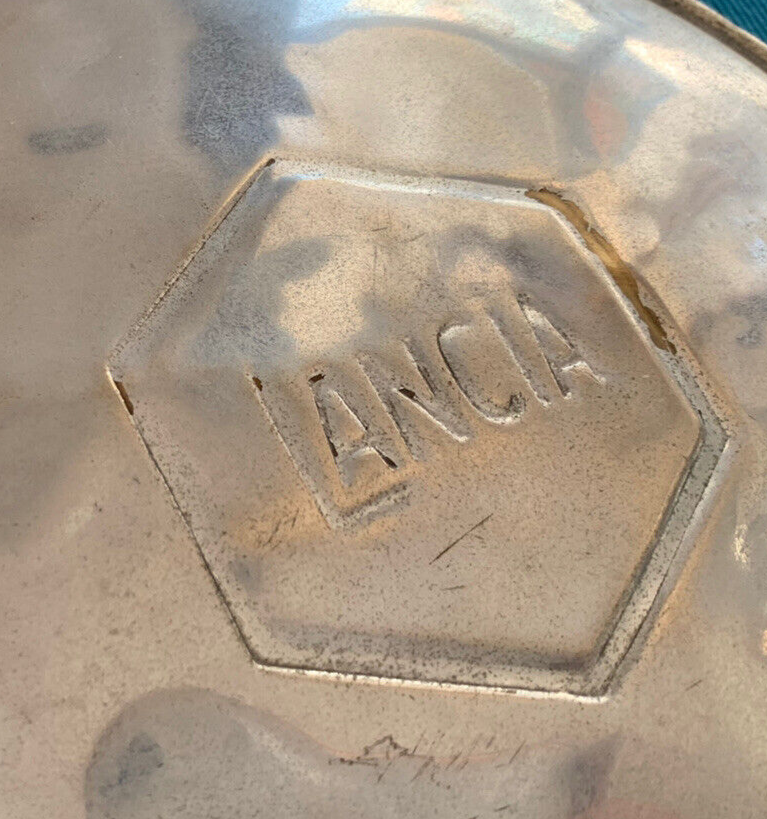 🔴 LANCIA coppa ruota metallo vintage ORIGINALE per auto automobile