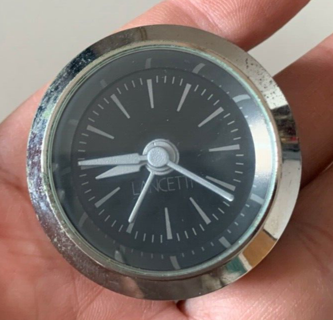 🔴 LANCETTI Taschenuhr mit Lederetui funktioniert 