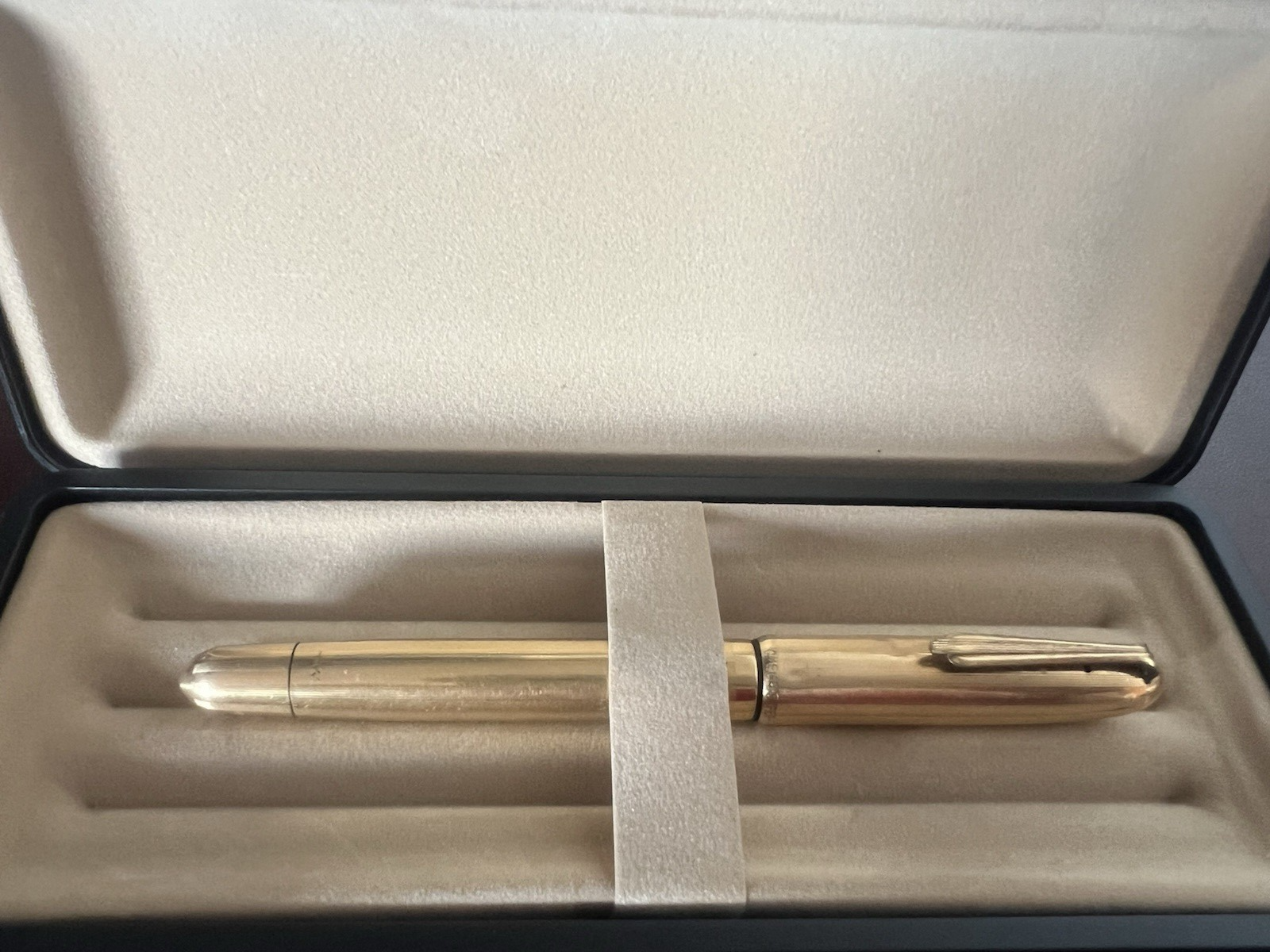 🔴 OMEGA penna stilografica SUPER NOVA placcata pennino ORO 14K scrive vintage