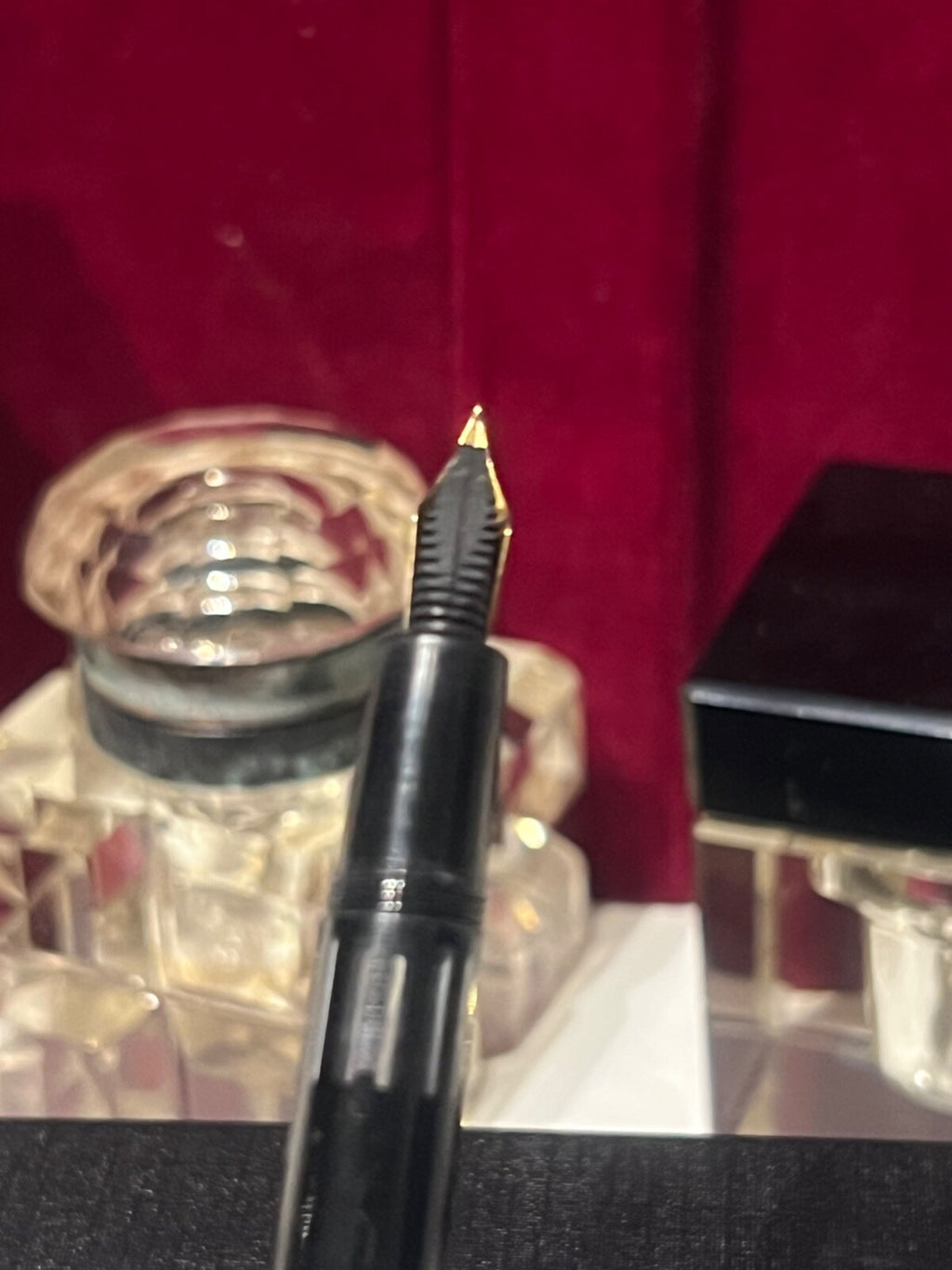 🔴 GOIF penna stilografica PISTONE meccanismo a pennino iridium, vintage