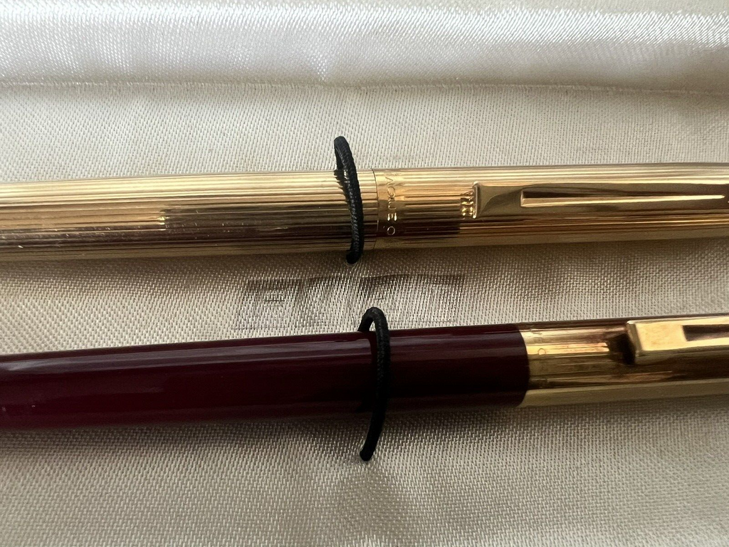 Waterman Pens Sphere Foiled Gold Mechanisms Snap With Pencil Case Fiat