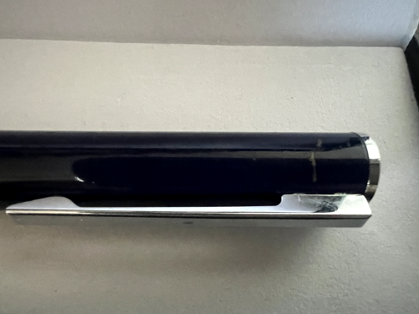 🔴 WATERMAN penna stilografica lacca blu profili cromati a cartuccia pennino F