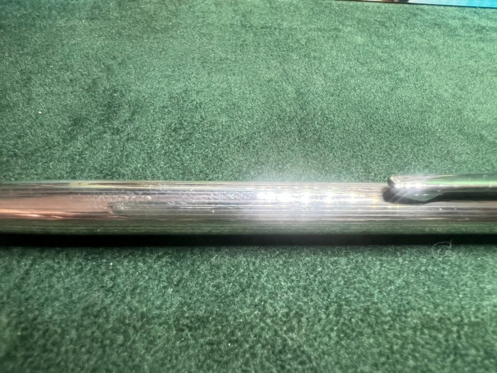 Stylo-Plume Sphère Argent 925 Mécanisme Bouton Snap Écrit Vintage
