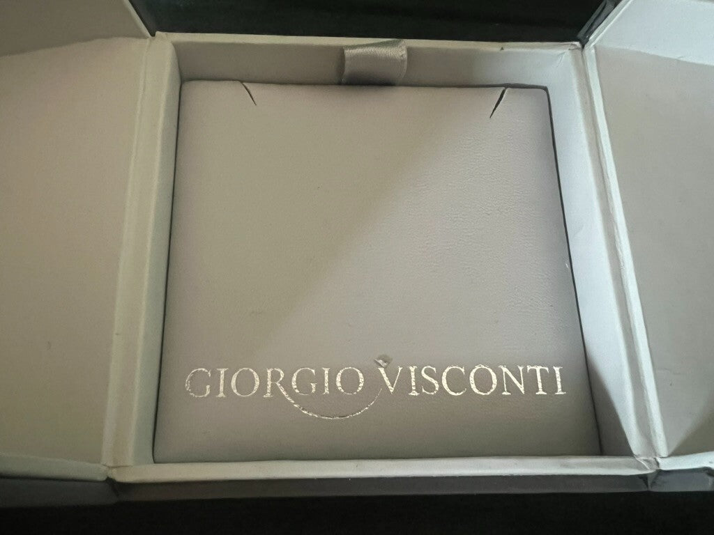 🔴 GIORGIO VISCONTI scatola anello custodia astuccio cofanetto