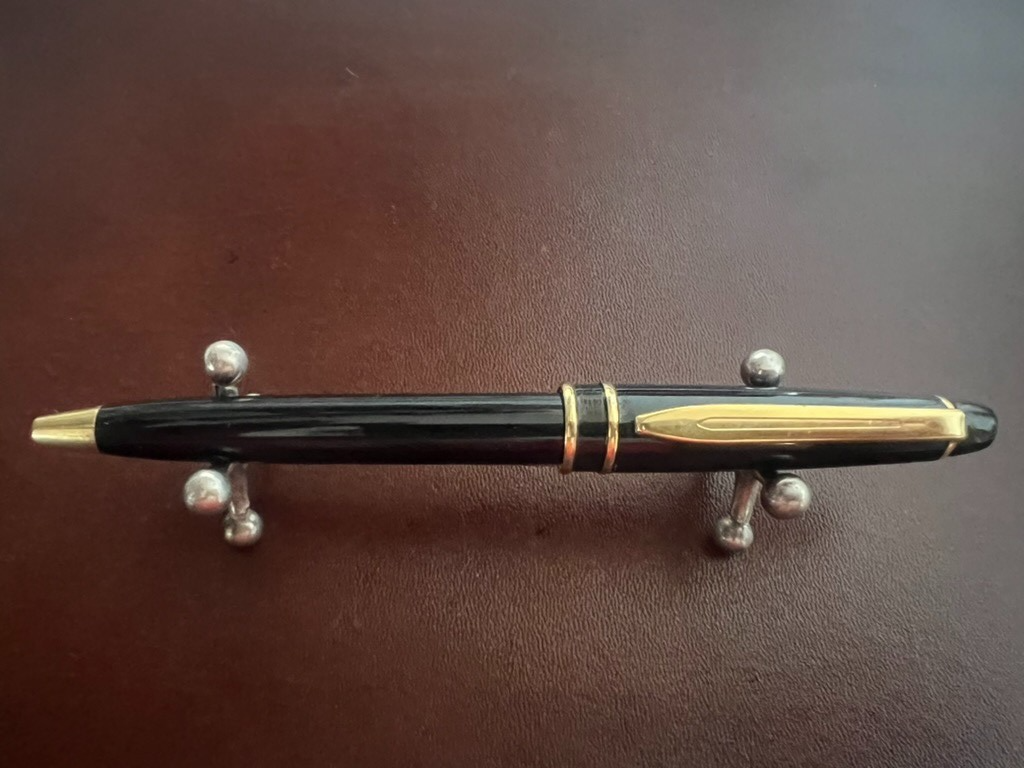 🔴 YAMATO penna stilografica e sfera nere scrivono con astuccio