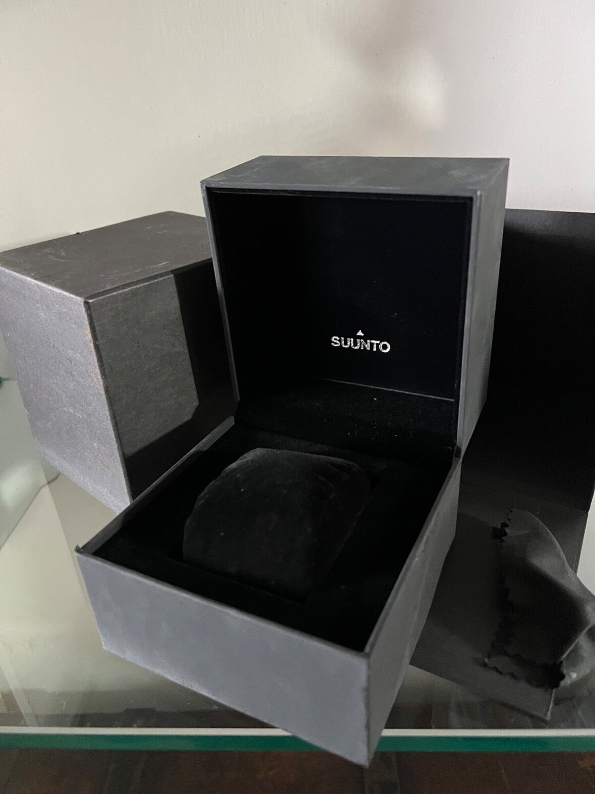 🔴 SUUNTO box scatola orologio rigida neracofanetto custodia contro scatola