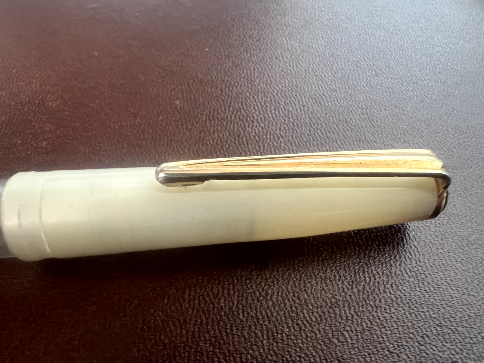 Stilus Stylo-Plume Stylo à Plume Celluloid Nacre Stylo Plume F Écrit Vintage