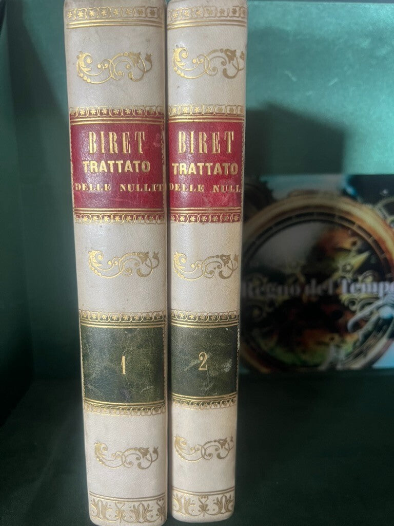 🔴 Books TREATISE OF NULLITIES BY Biret Tommaso Mazza Italian antique 1825 