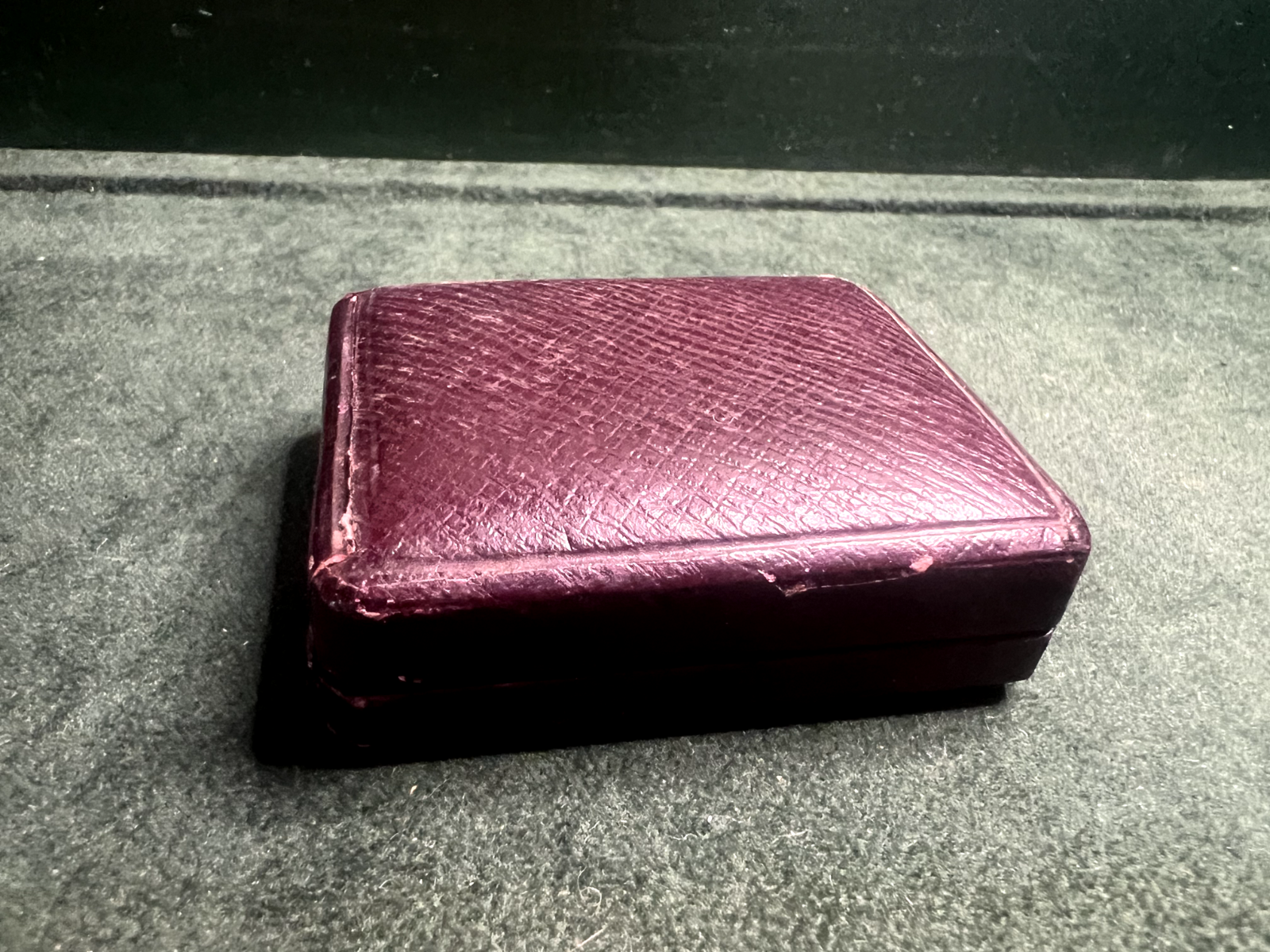 🔴 Scatola ciondolo pendente medaglione astuccio custodia gioiello vintage