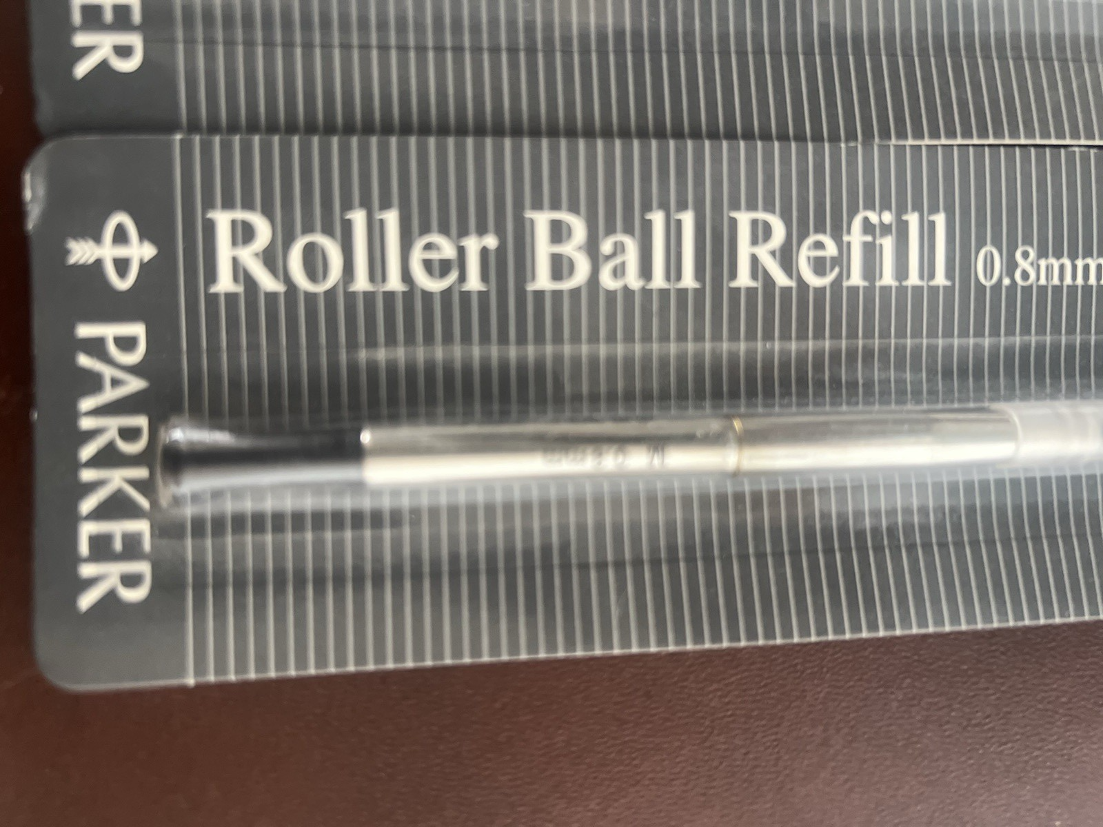 Parker Recharge Stylo-Plume Roller Ball Encre Noir M 3 Pièces Recharge