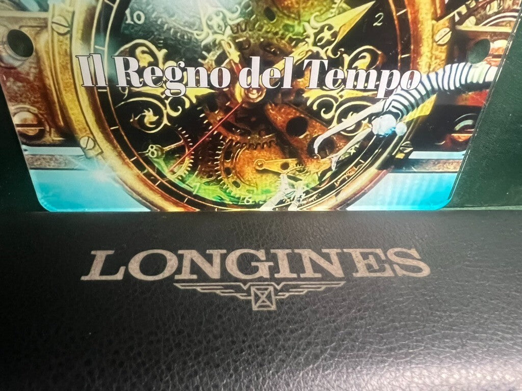 LONGINES Boîtier Boîte Montre Coffret Trousse Housse Extra Long Vintage