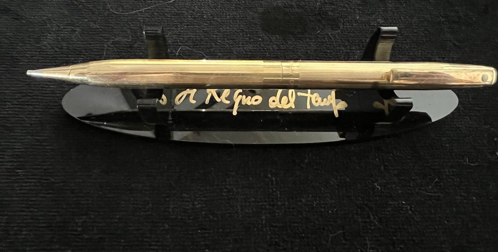 SHEAFFER'S Crayon Mécanique 834 Plaqué Et Ciselé Guillocchè Vintage