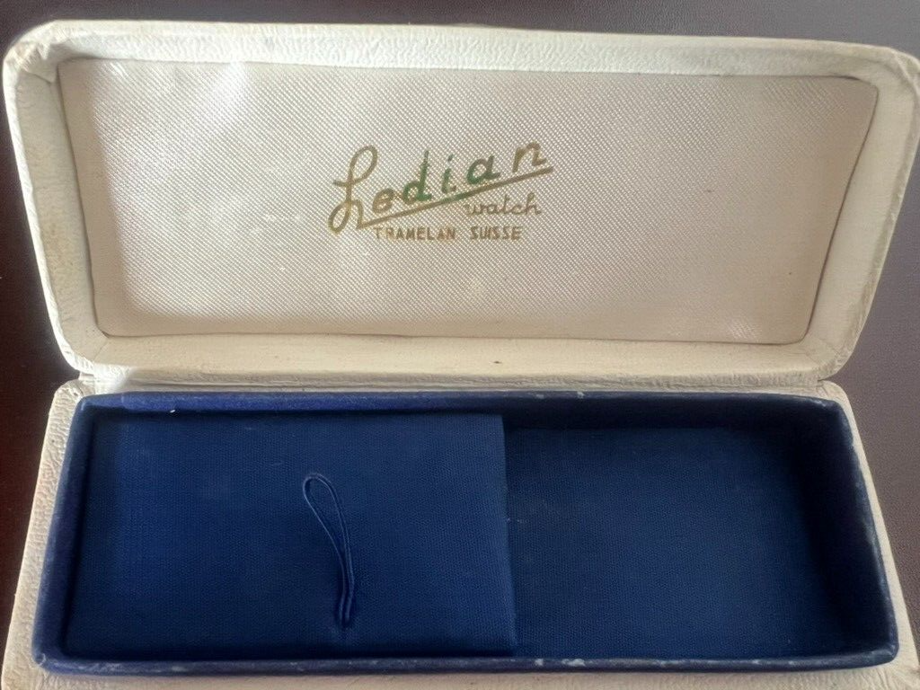 LEDIAN Boîtier Boîte Montre Poignet Trousse Effet Ceinture Vintage