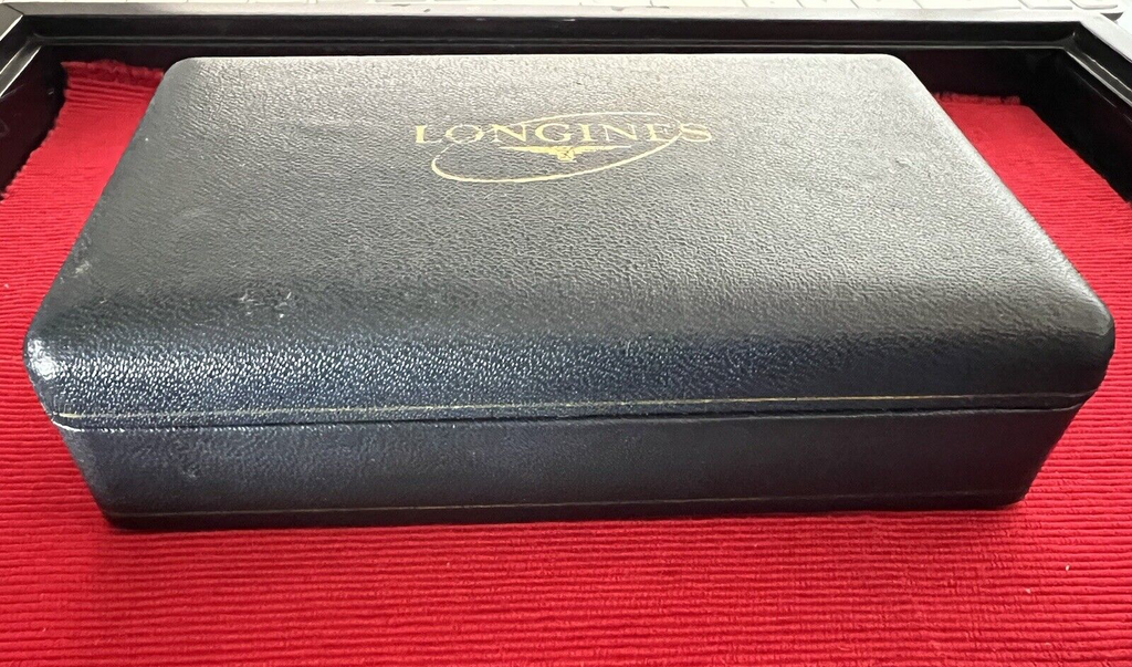 🔴 LONGINES box scatola orologio T5 cofanetto astuccio custodia ORIGINALE 1940