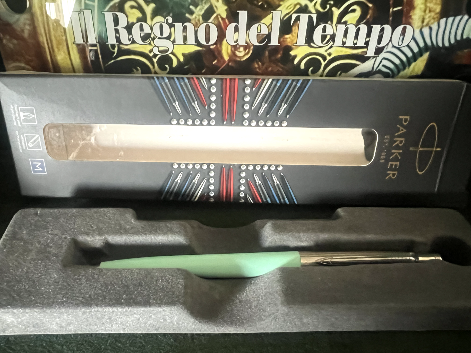 Crayon Mécanique Parker Jotter Bleu Et Chrome Crayon UK Vintage