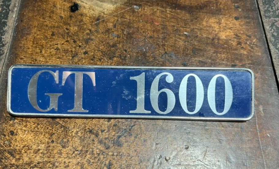 Lancia Logo Voiture Calandre Armes Panneau Delta Gt 1600 Avec Goupilles Rétro