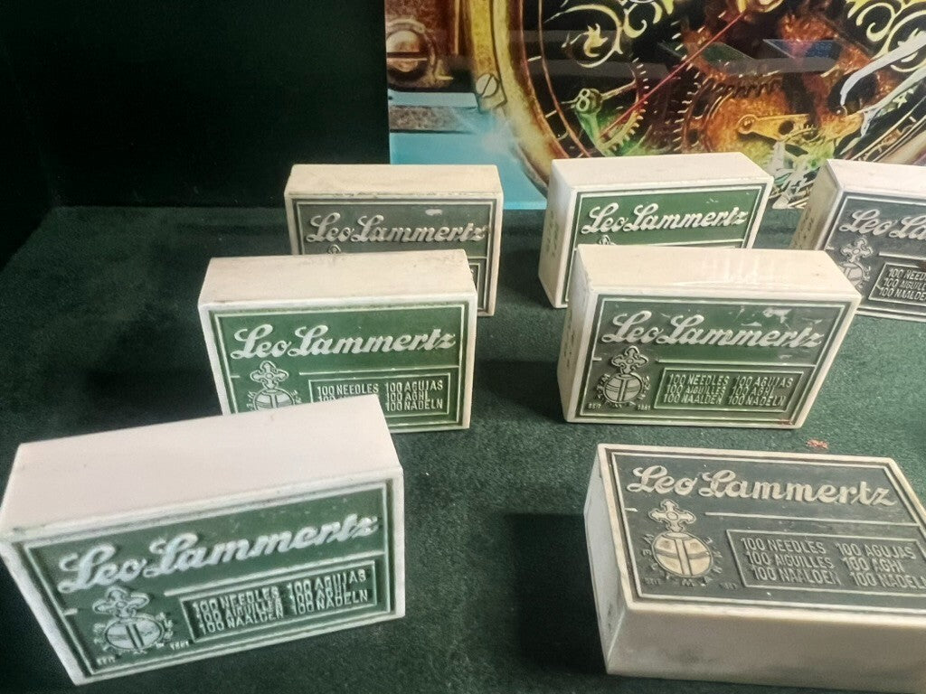 🔴 LAMMAMERTZ Nähmaschinennadeln 60, 65, 85, 120, 140 im Block, Los 3 
