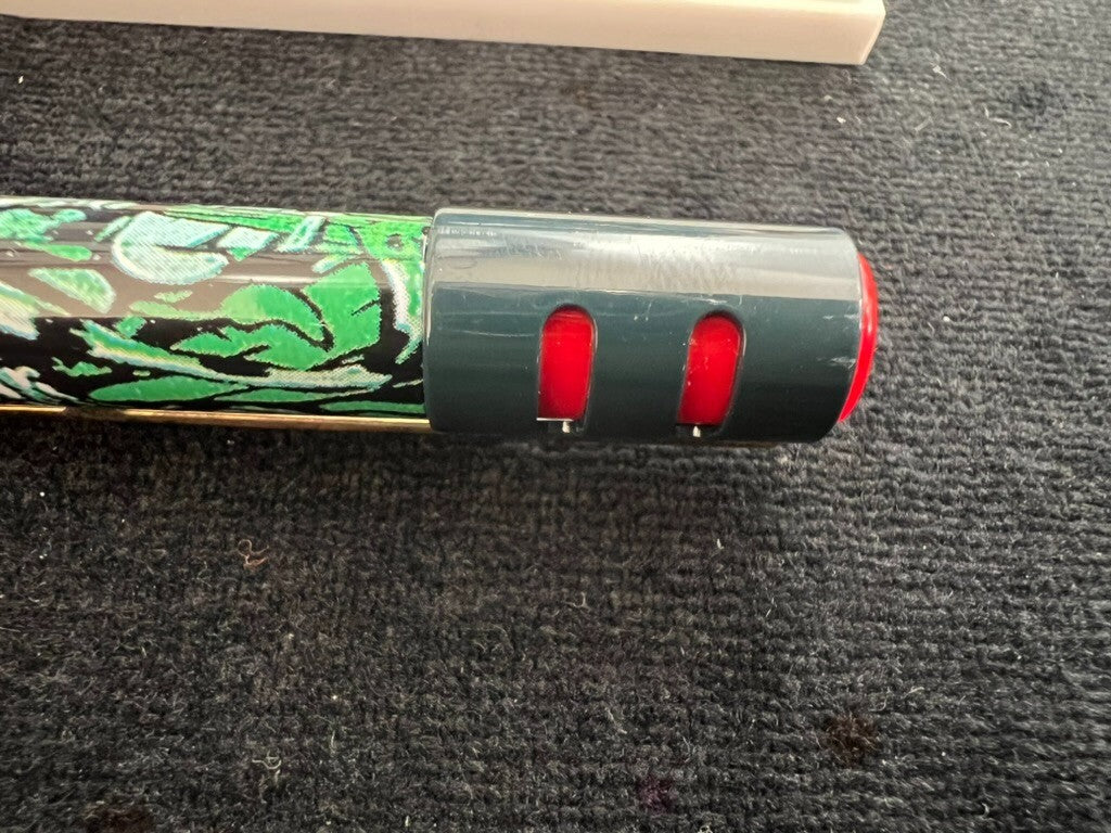 Auretta Stylo-Plume Stylo à Plume par Aurora Jungle Feuille Cartouches Cru '70