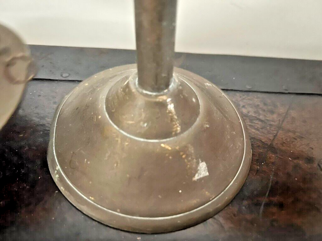 Balance Avec Plateaux Et Chaînes Fer Bronzé Chaînes Show Vintage L 30 CM