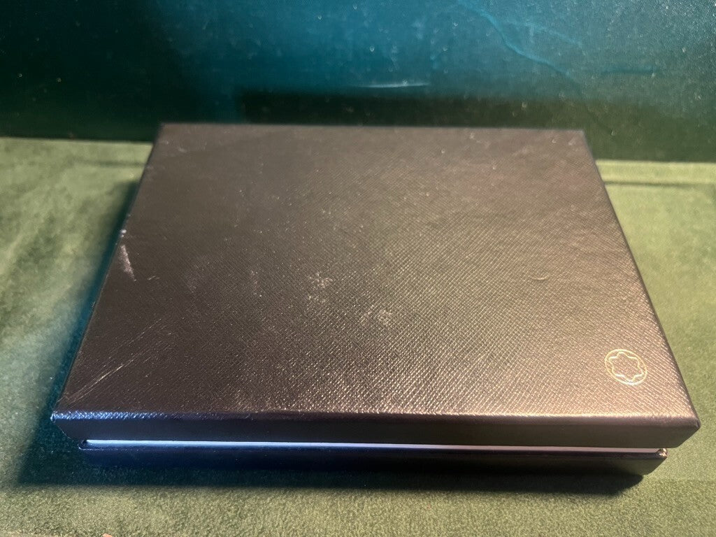 🔴 MONTBLANC scatola portafoglio cofanetto custodia e sacchetto 11,5 x15,8