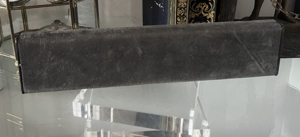 🔴 GIORGIO FRATTINI box scatola orologio floccata rigida grigia custodia