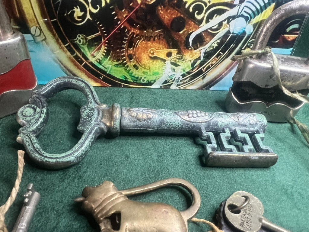 🔴 LUCCHETTI portachiavi apri bottiglie e chiavi da collezione lotto vintage