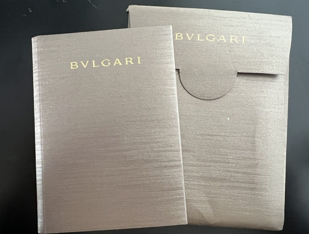 BVLGARI Original Warranty Certificate For Silver Necklace Save Vintage